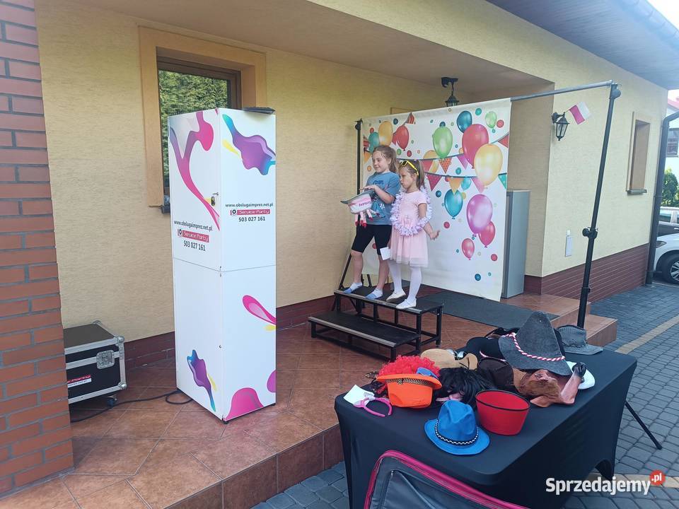 Foto budka wynajem z animatorem fotobudka love Wieliczka