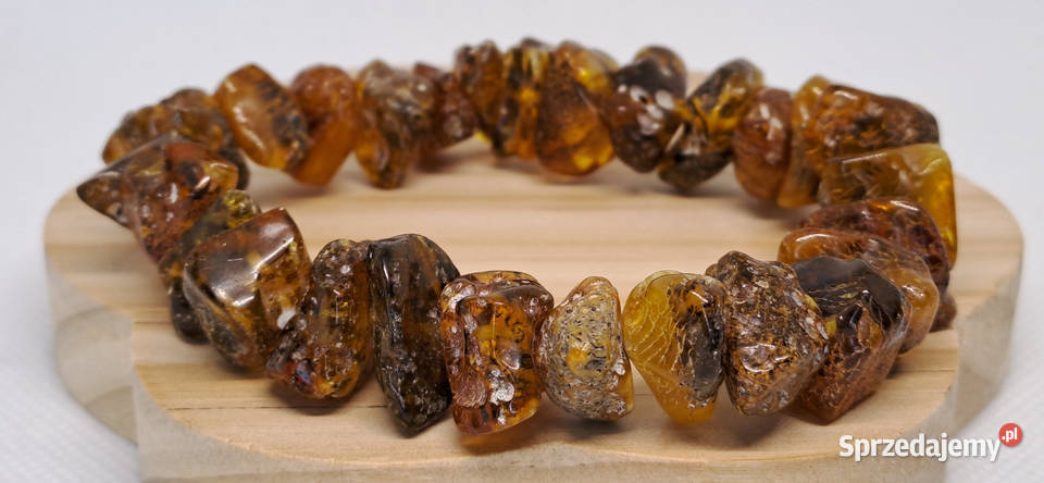 Bransoletka z bursztynu bursztyn bałtycki Warszawa