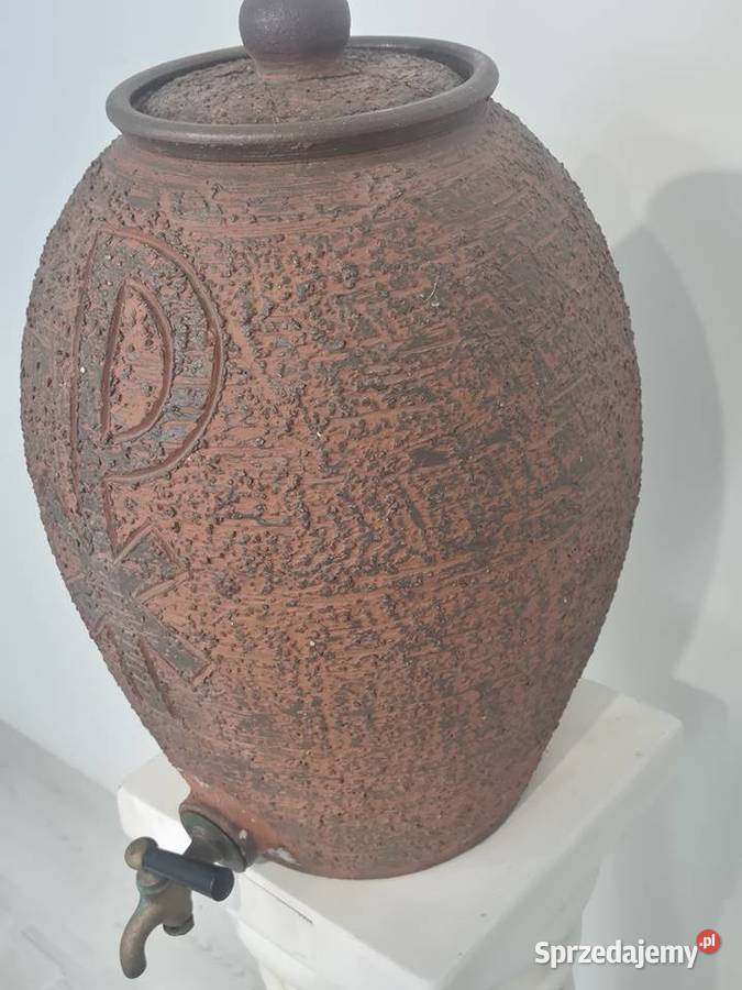 ceramiczne naczynie na wodę święconą Poddębice