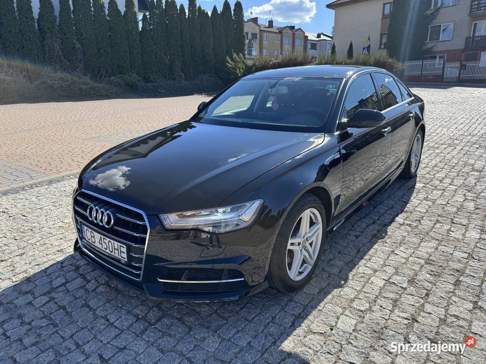 Audi A6 20 Ultra TDI SLine STronic salon Serwis Rok produkcji 2017 A6