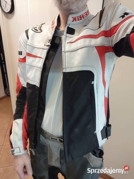 Kurtka skórzana Berik 48 rozmiar S Racing w Warszawa