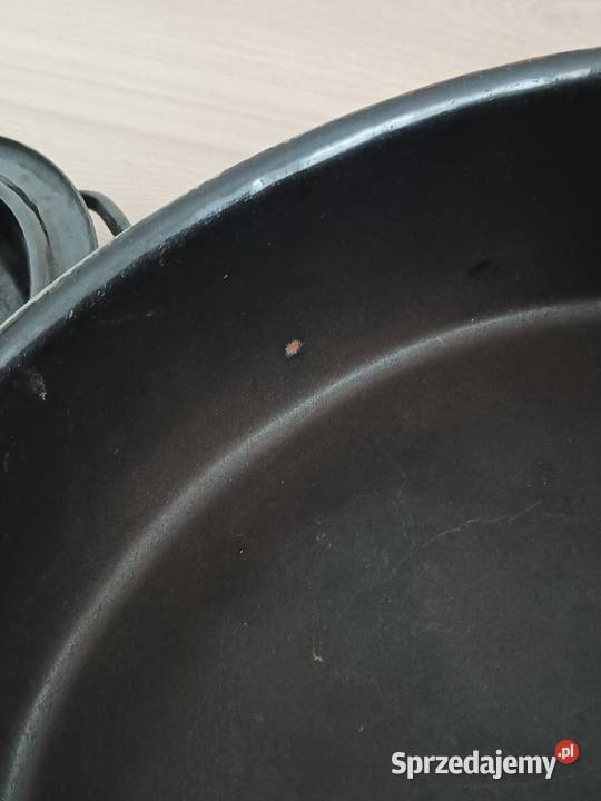 Brytfanna emaliowana żeliwna gęsiarka brytfanka Kraków