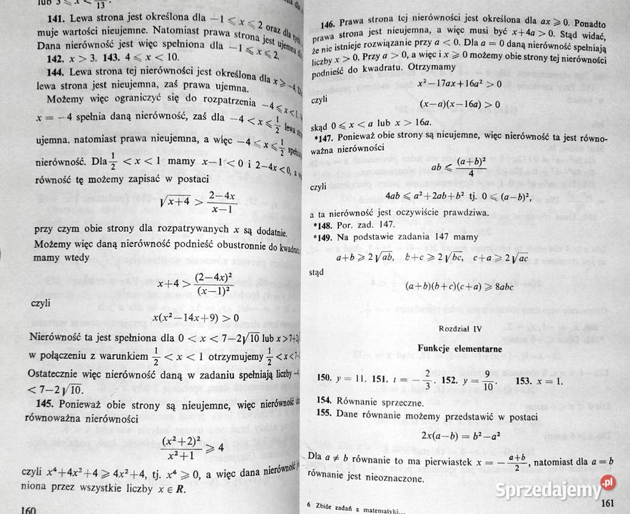 Zbiór zadań z matematyki kandydatów na wyższe Pozostałe Chełm