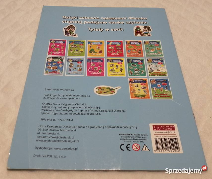 Dzień Przedszkolaka Historyjki z nalepkami Rok wydania 2016 Czeladź