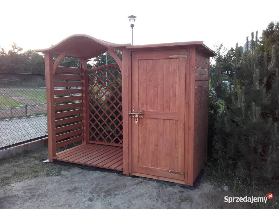 Drewutnia 165 x 11m dach fala narzędziówka 1 x