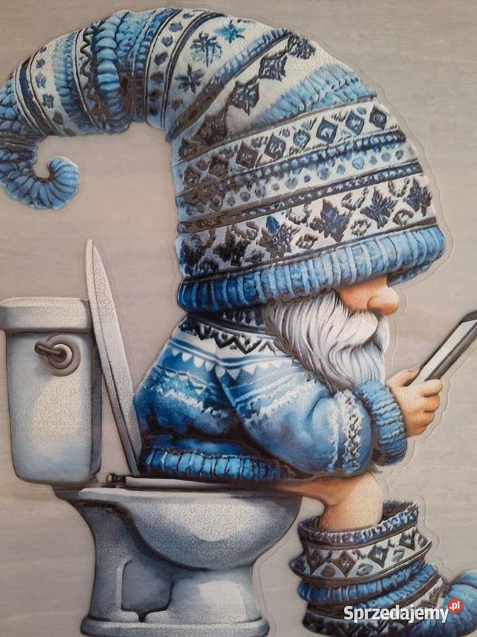 Naklejka do łazienki WC dekoracja ozdoba wielkopolskie Kalisz