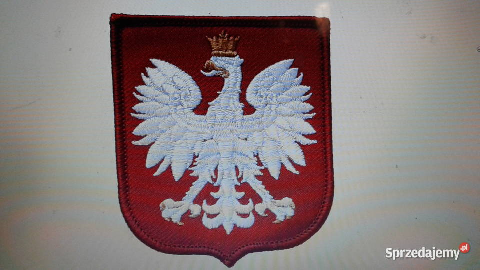 GODŁO na mundur galowy naszywka ORZEŁEK 55x66 Ostrołęka