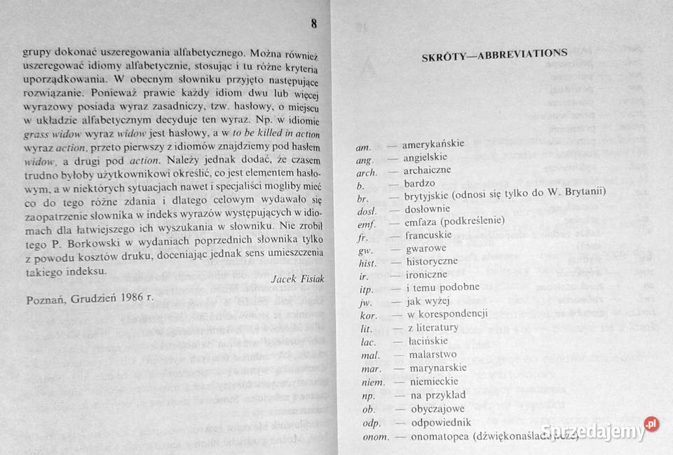 Angielskopolski słownik idiomów i zwrotów Piotr Chełm