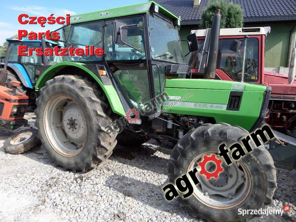 Deutz DX 450 części skrzynia biegów silnik oś Byków