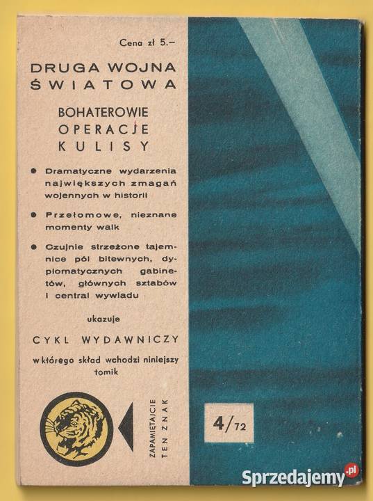 ŻÓŁTY TYGRYS DALEKI RAJD 1972 Pozostałe Łódź