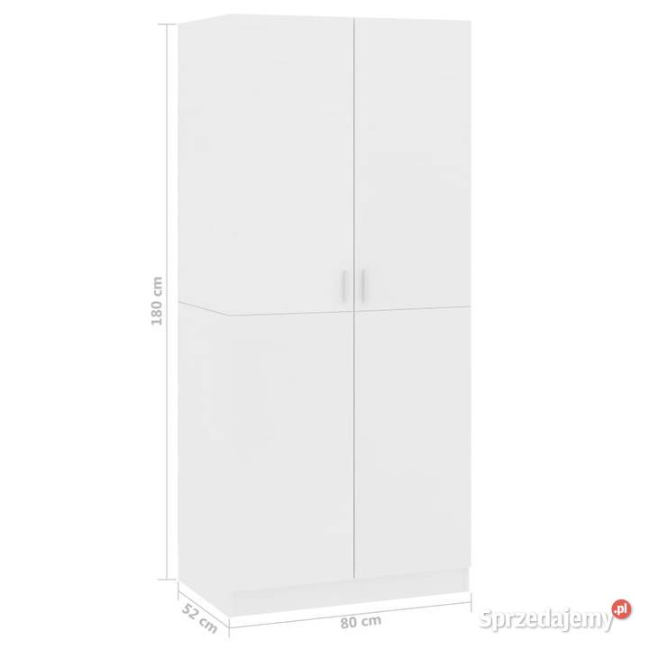 Szafa biała 80x52x180 materiał drewnopochodny mazowieckie