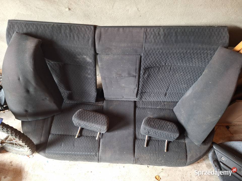 Boczki drzwi tylna kanapa zagłówki BMW e46 Liszno