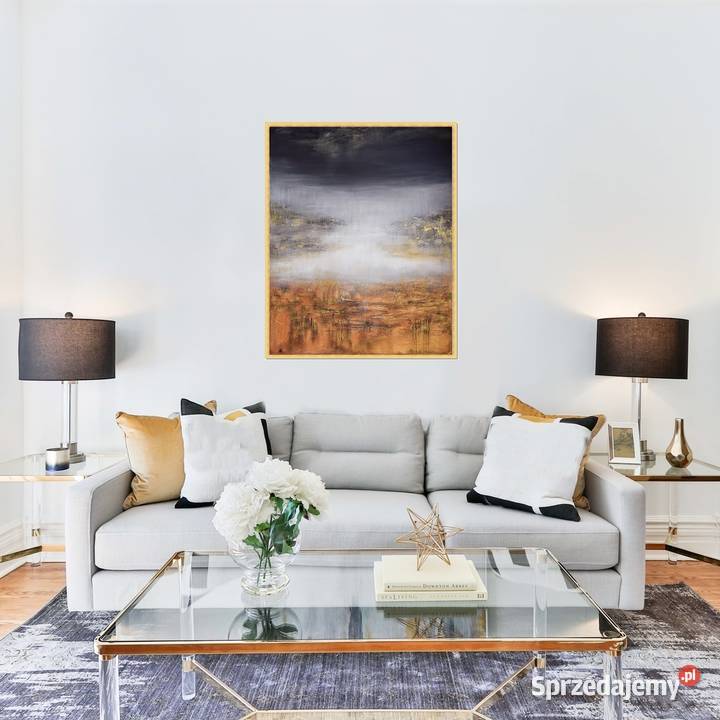 Gold rush 12 nowoczesny obraz abstrakcyjny Malbork