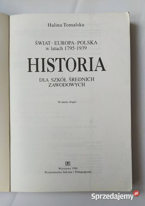 HISTORIA szkół średnich zawodowych w latach Podręczniki