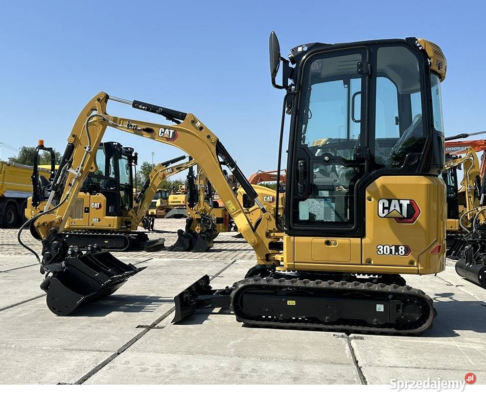 FABRYCZNIE NOWA MINIKOPARKA CATERPILLAR 3018 wielkopolskie Tuliszków sprzedam