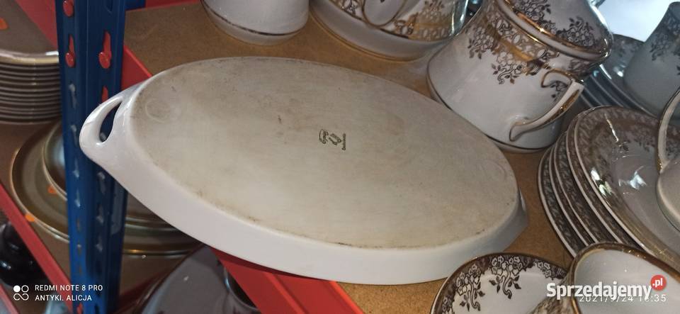 Dzbanek do kawy Mlecznik i cukiernica biało Gdańsk