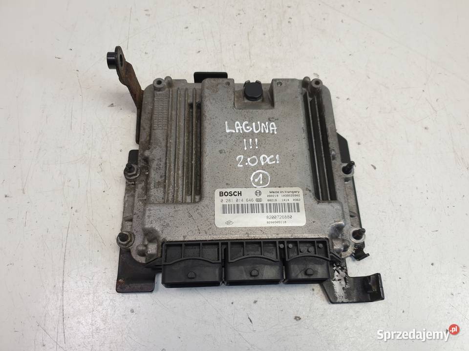 Renault Laguna III 20 DCI STEROWNIK SILNIKA Chełm