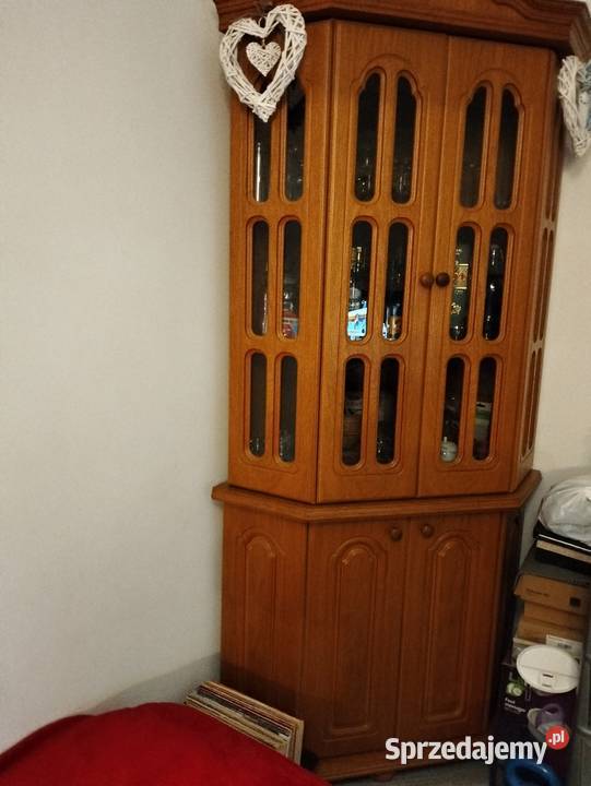 Witryna dębowa oszklona Łódź