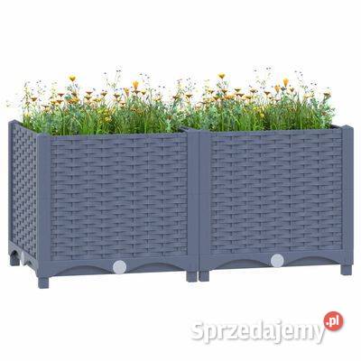 vidaXL Donica do podniesionej rabaty 80x40x38 mazowieckie Warszawa