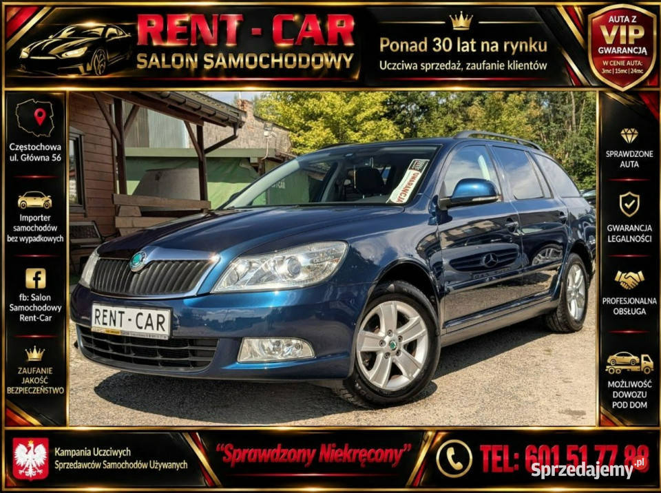 koda Octavia 16TDi105OPŁACONYBezwypadkowy aluminiowe felgi Octavia śląskie Częstochowa