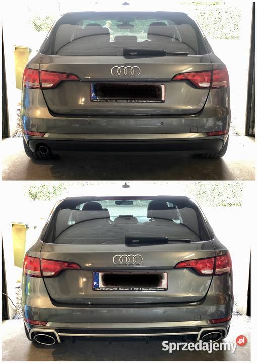 Dyfuzor tylnego zderzaka Audi A4 B9 2016 wzor Chełm
