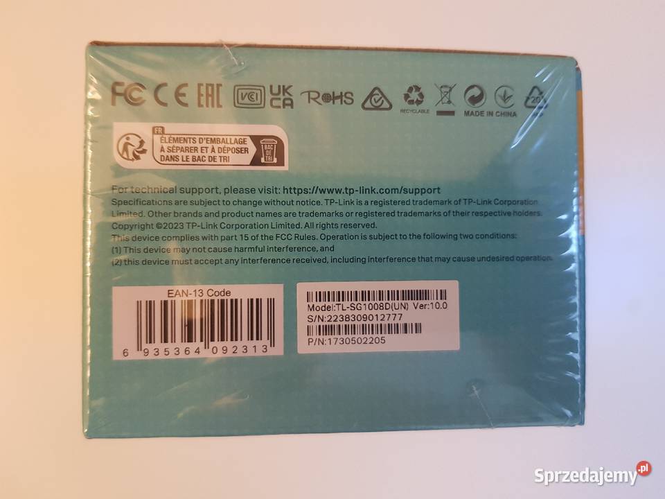 Desktop switch TPLink TLSG1008D Szczecin