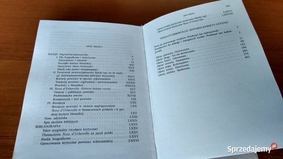 Tessa dUrberville historia kobiety czystej Gdańsk