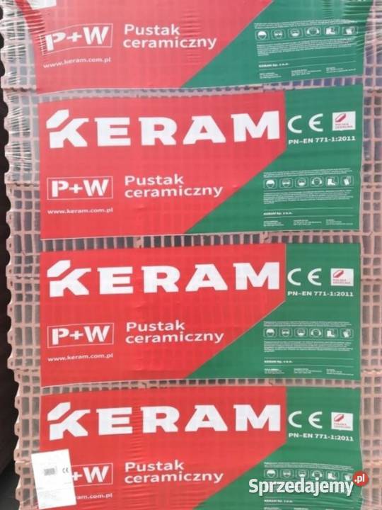 Bloczek pustak ceramiczny Keram 25 PW Kędzierzyn-Koźle