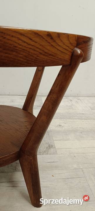 stolik okrągły kawowy projektowy Czechosłowacja Radomsko