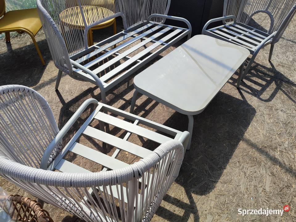 Zestaw mebli ogrodowych Riya sofa 2 fotele