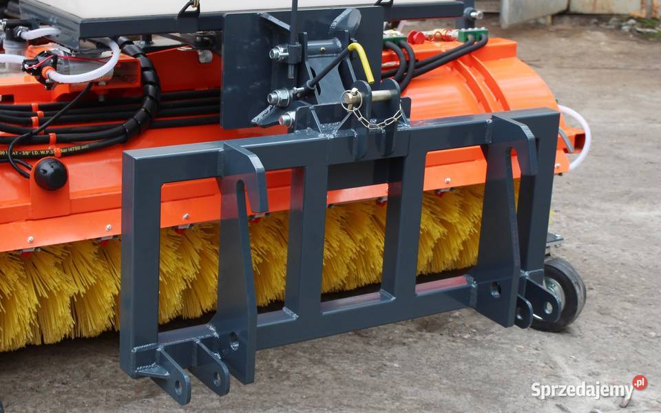 Zamiatarka hydrauliczna z pojemnikiem i nieuszkodzony Szczecin