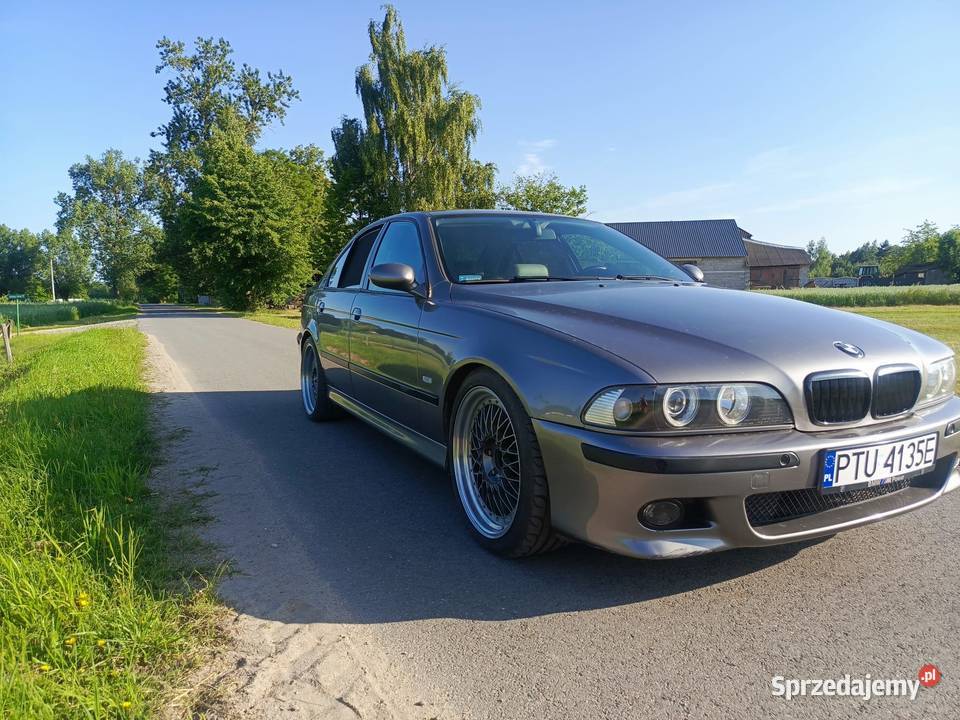 BMW E39 M pakiet 525d Turbo hybryda mapie dużo elektryczne lusterka Turek sprzedam