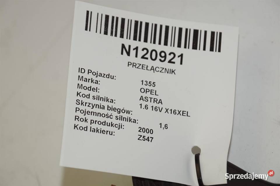 PRZEŁĄCZNIK OPEL ASTRA G