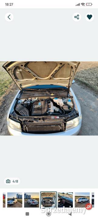 Audi a4b6 18 t sprzedam z powodu kredytu 241000km Audi Toruń