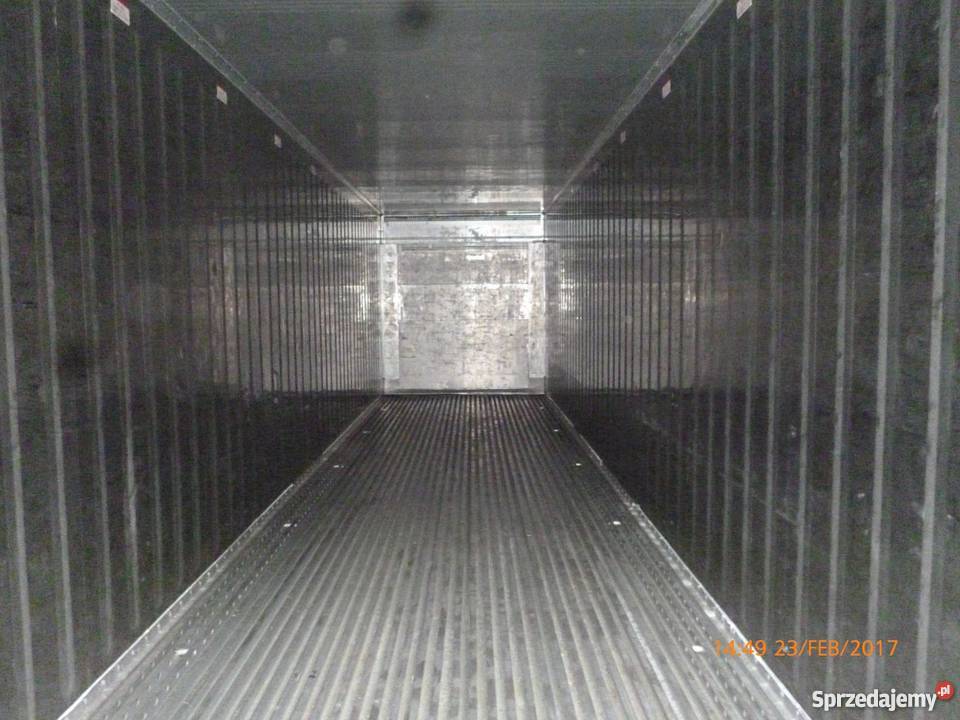 Kontener morski chłodniczy 40HCRF chłodnia Wrocław