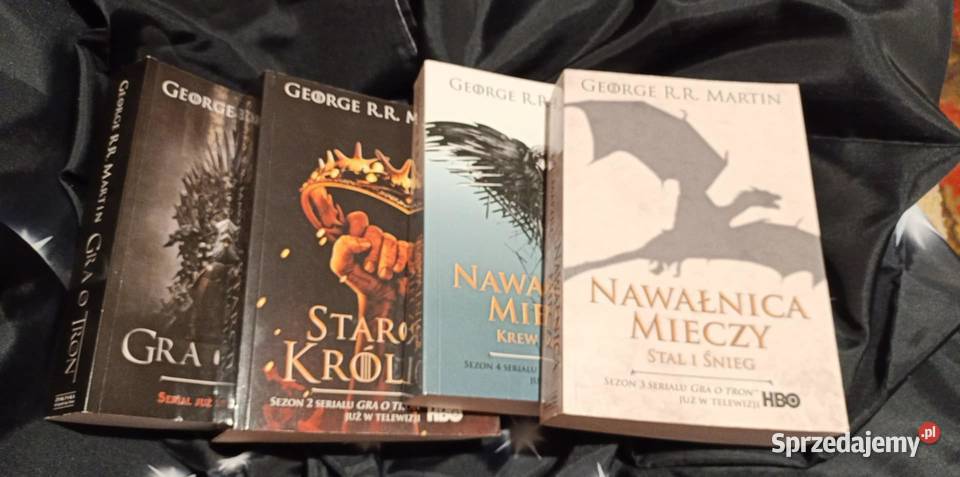 Gra o tron Starcie królów Nawałnica mieczy Stal