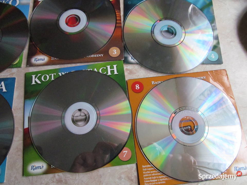 Bajki Twojej rodziny kpl 8 płyt cd Piotr Lublin