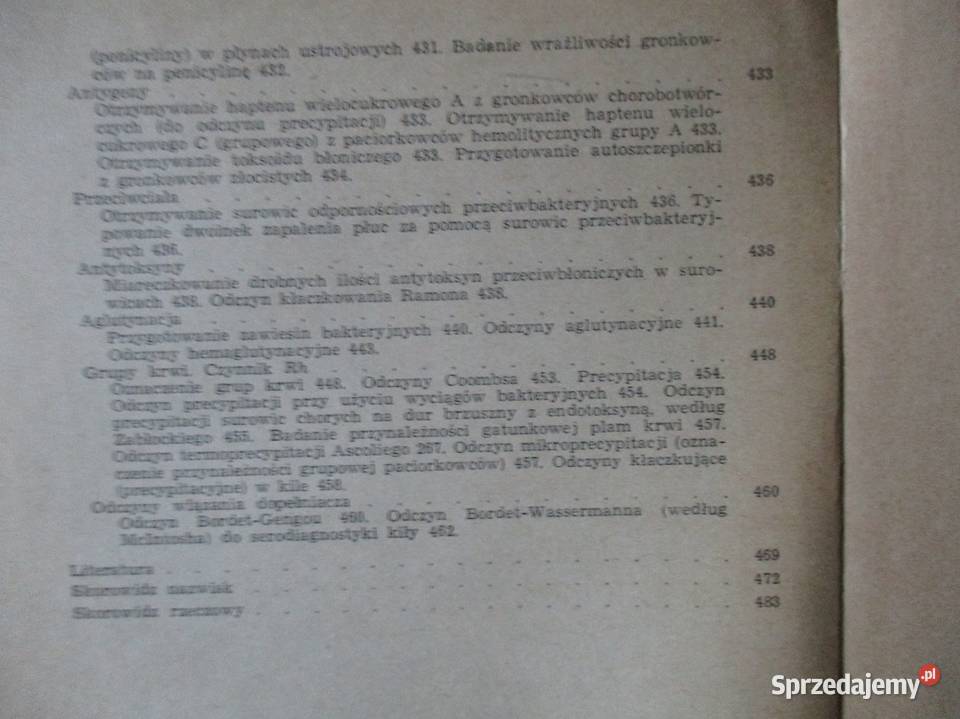 Zarys immunologii Zabłocki medycyna immunologia Książki naukowe i popularnonaukowe