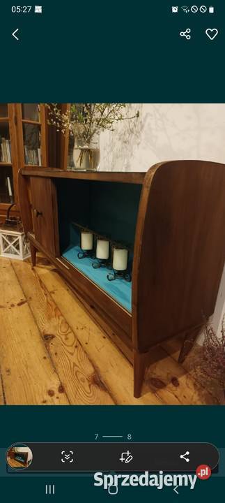 Komoda szafka retro dębowa jamnik vintage prl sprzedam