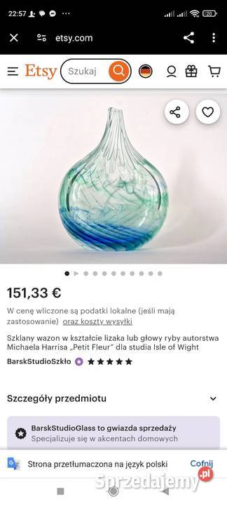 MDINA GLASS proj Michael Harris Blue Summer