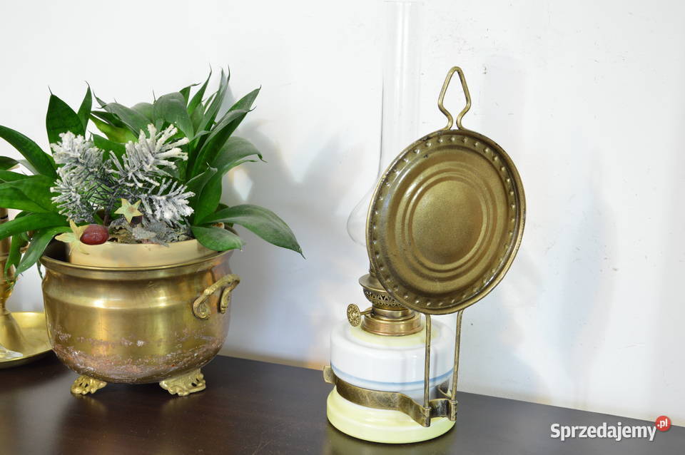 piękna porcelanowa LAMPA NAFTOWA b stara Jastrzębie-Zdrój sprzedam