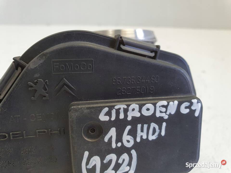 PRZEPUSTNICA Citroen C4 II 16 HDI 9673534480 Chełm sprzedam