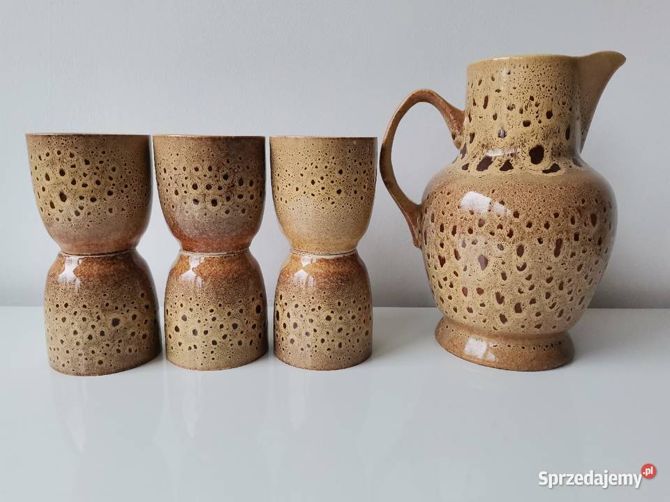 Stary zestaw do napojów Jaś porcelit Mirostowice śląskie Katowice