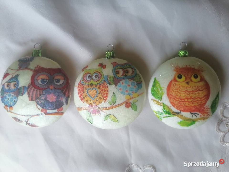 medalion sówki sowa 8 hand made Dekoracje i ozdoby Sierpc
