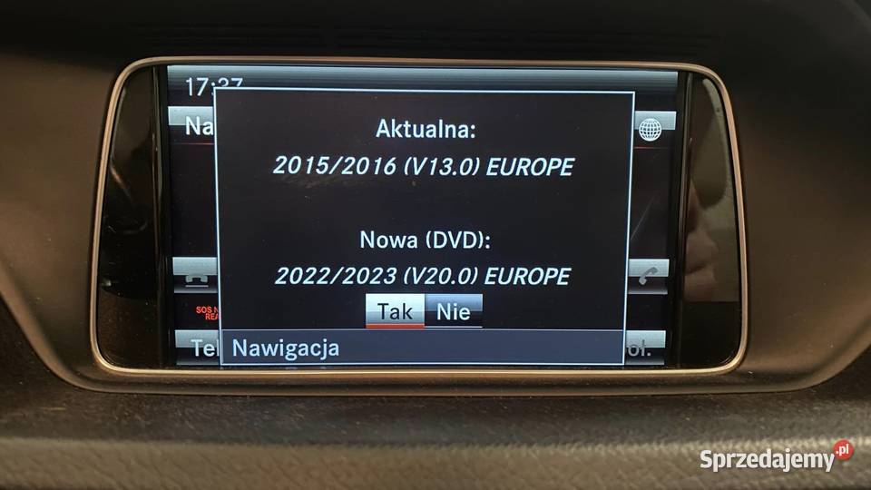 Mapa do Mercedes NTG 45 47 Nawigacja COMAND Łódź