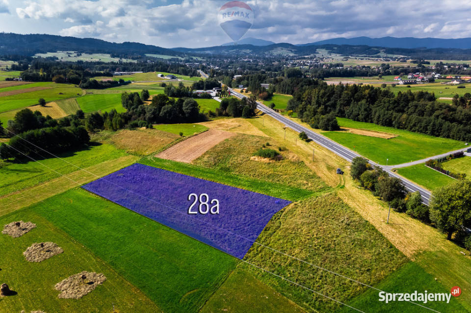 Działka produkcyjnousługowa w Rabie Wyżnej Sprzedaż Raba Wyżna sprzedam