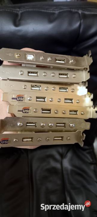 Port USB 2x na śledziu do komputera