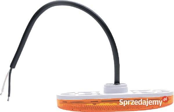 Lampa obrysowa LED prostokątna 1224V z przewodem Kamionna