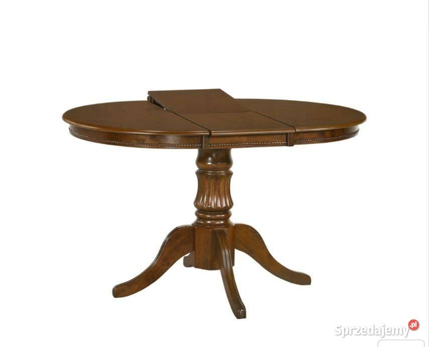 Stół Okrągły Rozkładany WILLIAM 90124 Ciemny Gniezno