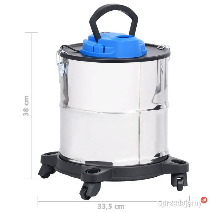 Odkurzacz do popiołu filtr HEPA 1200 W 20 L stal mazowieckie Warszawa
